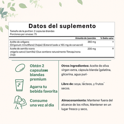 ACEITE DE OREGANO EN CAPSULSAS